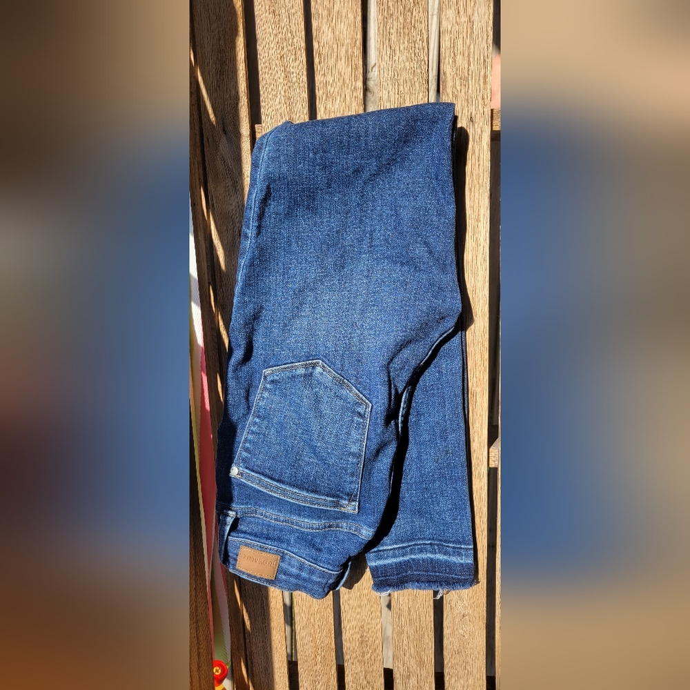 Judy Blue Skinny Womens Jeans Blue Classic Denim